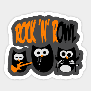 Rock n Owl Sticker